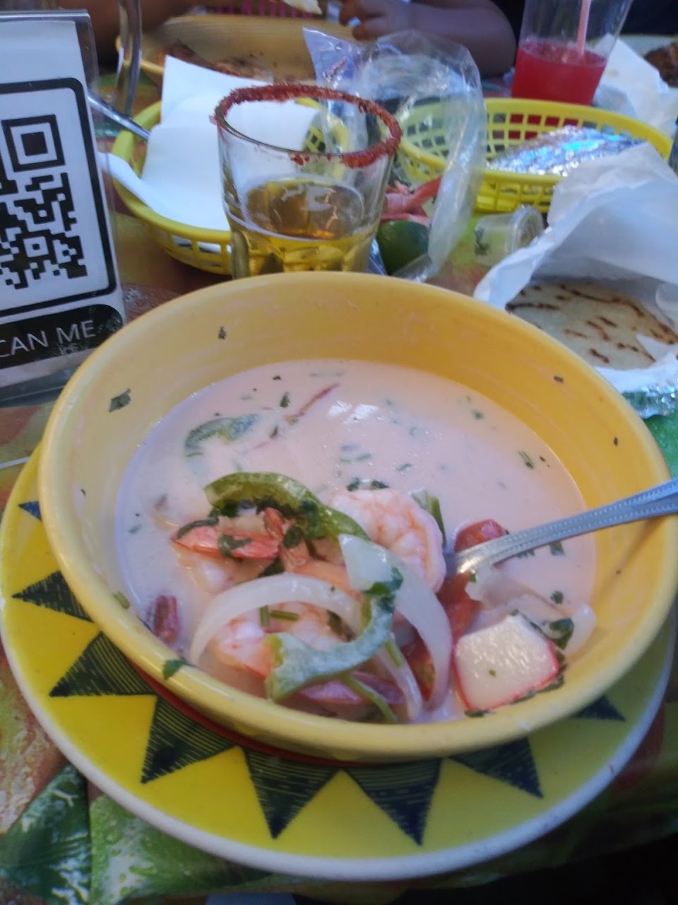 Sopa de Camarones Con Cabeza