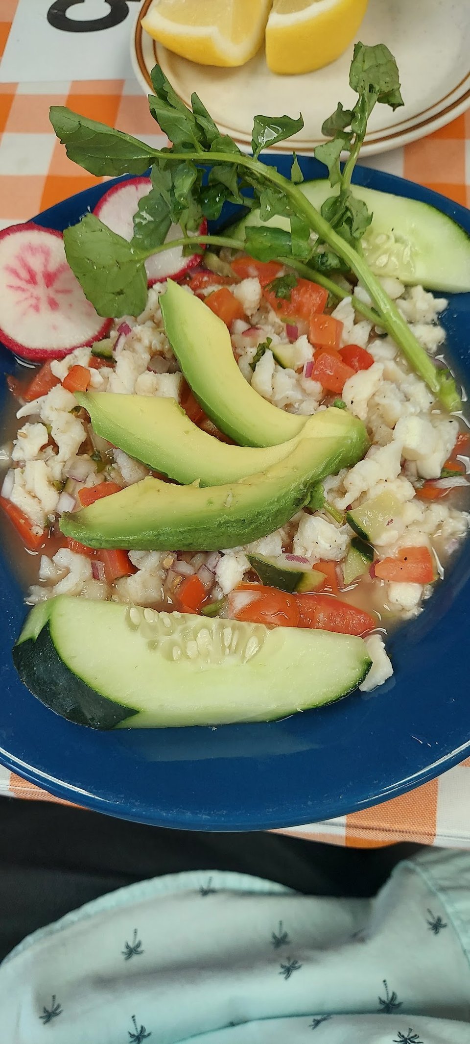 Tostada Ceviche de Pescado