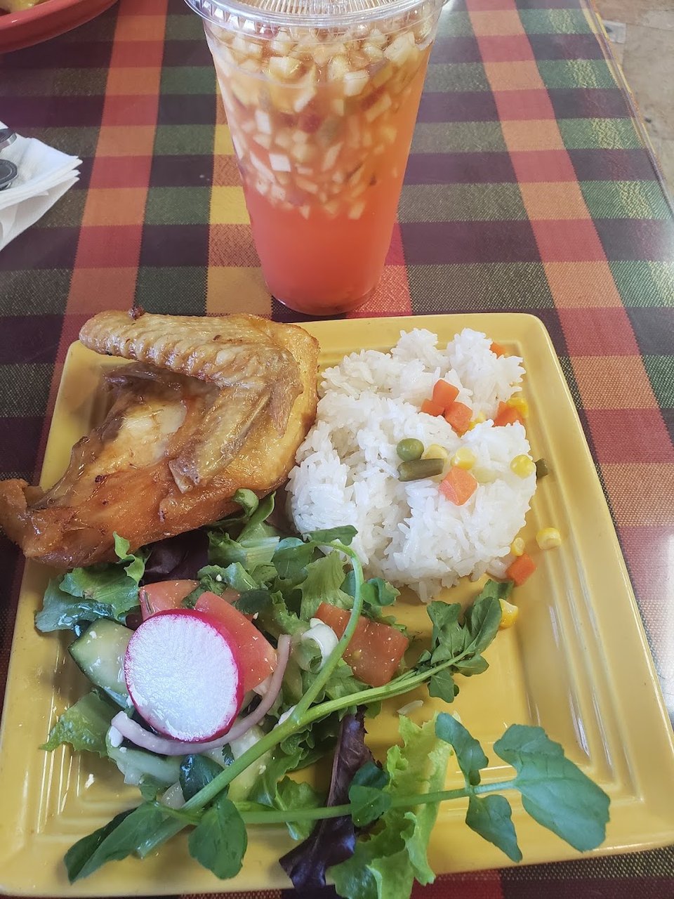 Sopa de Gallina India Con Gallina Asada